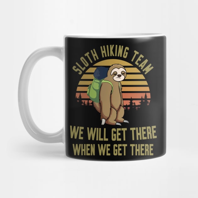 Sloth Hiking Team by Work Memes